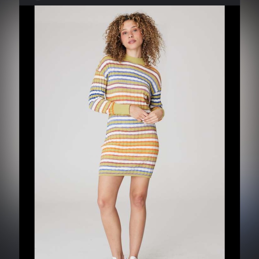 backbeat space dye ribbed dress size medium/large